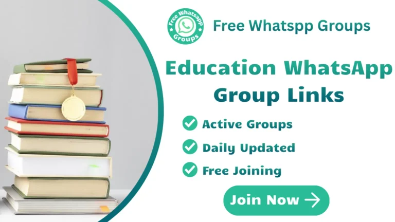Education WhatsApp Group Links