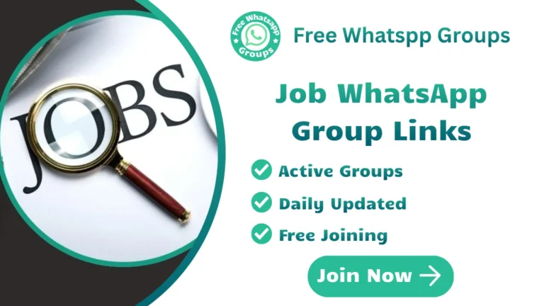 Job WhatsApp Group Links