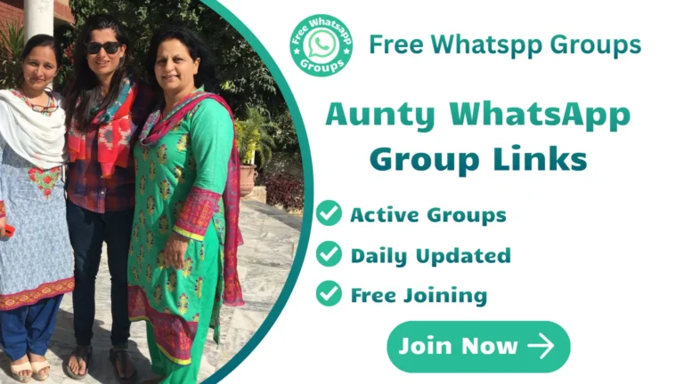 Aunty WhatsApp Group Links