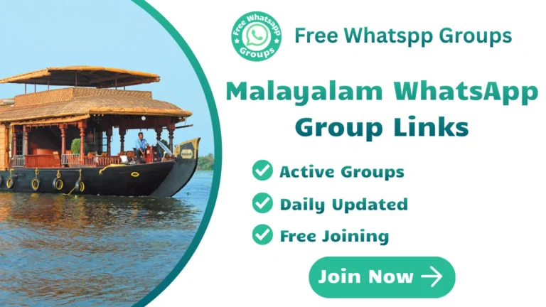 Malayalam WhatsApp Group Links