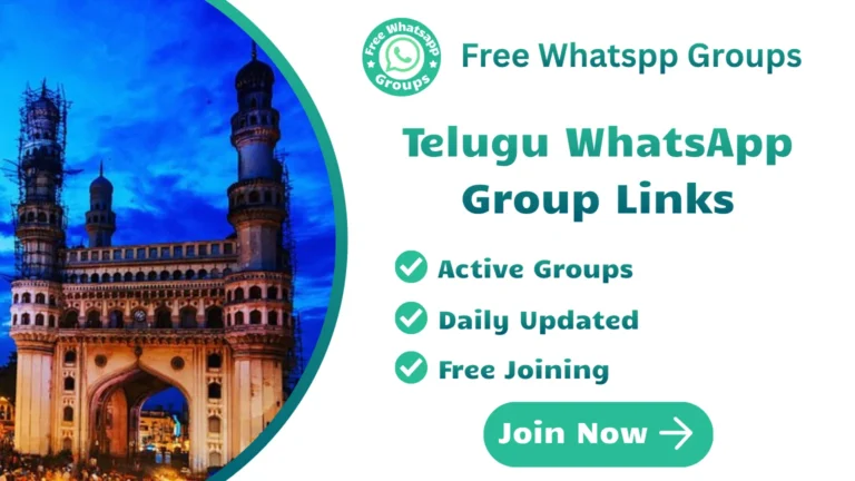 Telugu WhatsApp Group Links